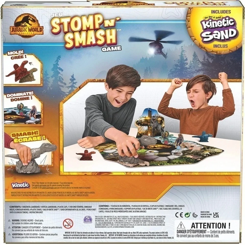 NWT-JURASSIC WORLD DOMINION STOMP N SMASH BOARD GAME